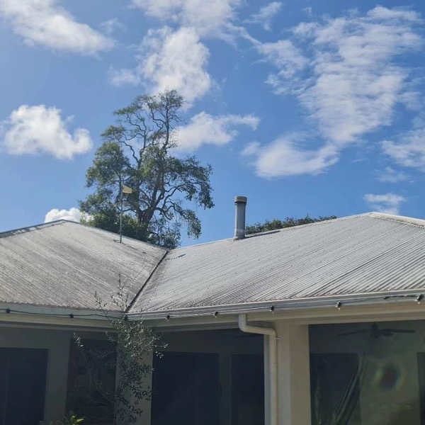 Rust And Oxidation On A Metal Colorbond Roof